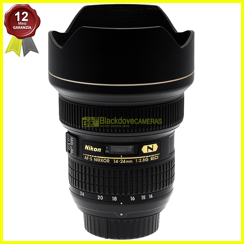Obiettivo Nikon AF-S Nikkor 14/24mm f2,8 G ED N obiettivo Full Frame per reflex