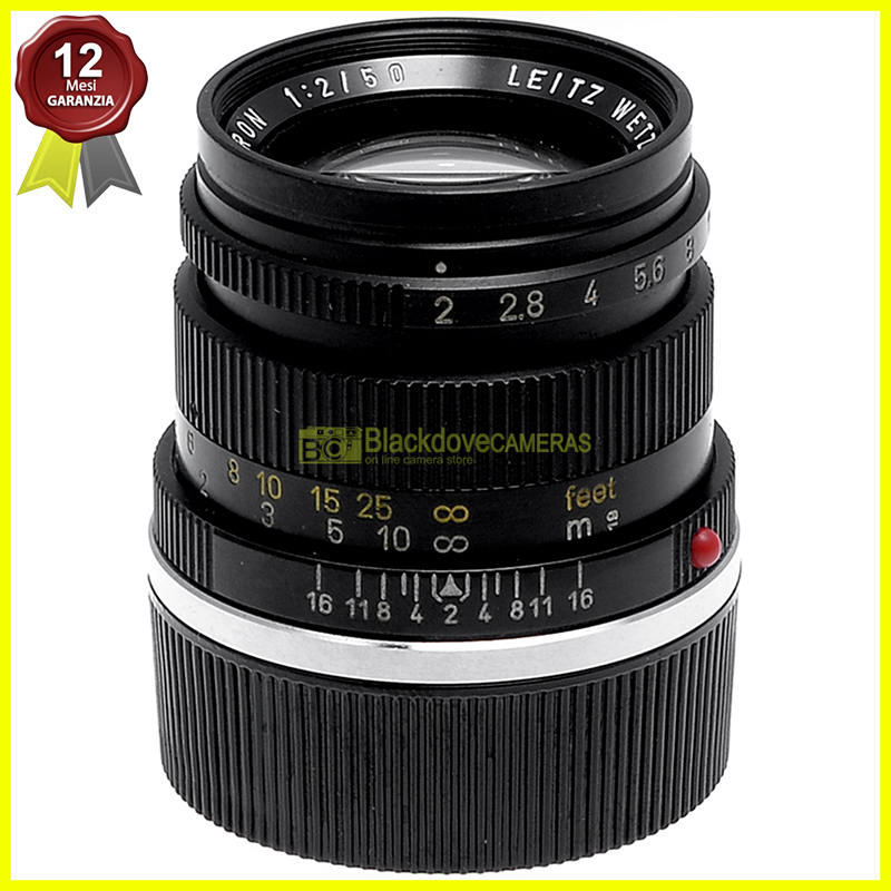 Leica Leitz Wetzlar Summicron M 50mm. f2