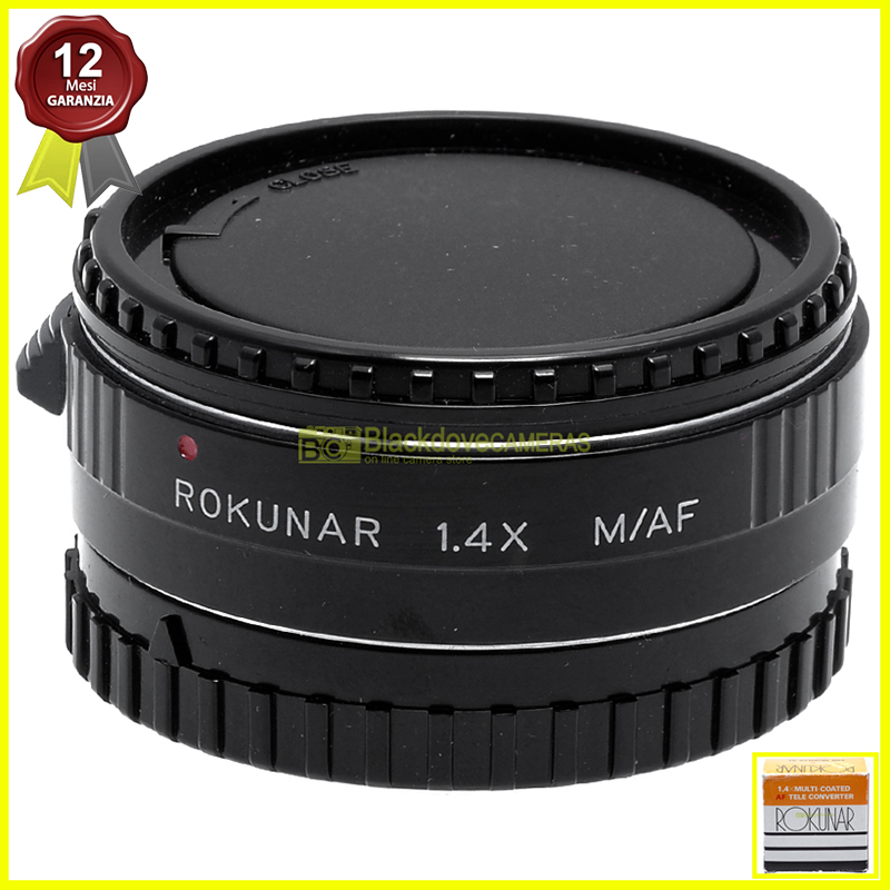 Moltiplicatore di focale Rokunar 1,4x MC autofocus per Minolta e Sony A-Mount