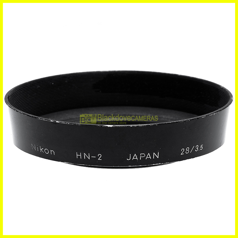Nikon HN-2 paraluce originale per obiettivi grandangolari 28mm. A vite M52 52mm