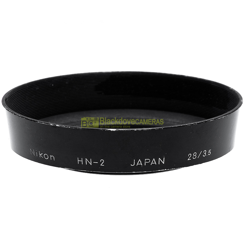 Nikon HN-2 paraluce originale per obiettivi grandangolari 28mm. A vite M52 52mm