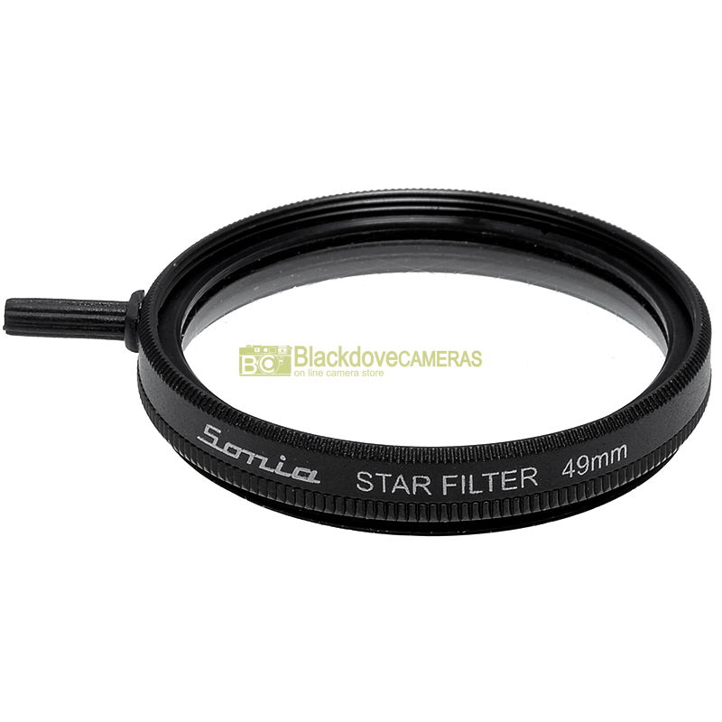 49mm filtro Star 4x stella a 4 punte Sonia per obiettivi M49 Cross screen filter