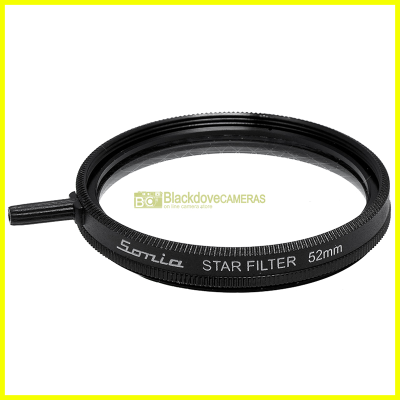 52mm filtro Star 4x stella a 4 punte Sonia per obiettivi M52 Cross screen filter
