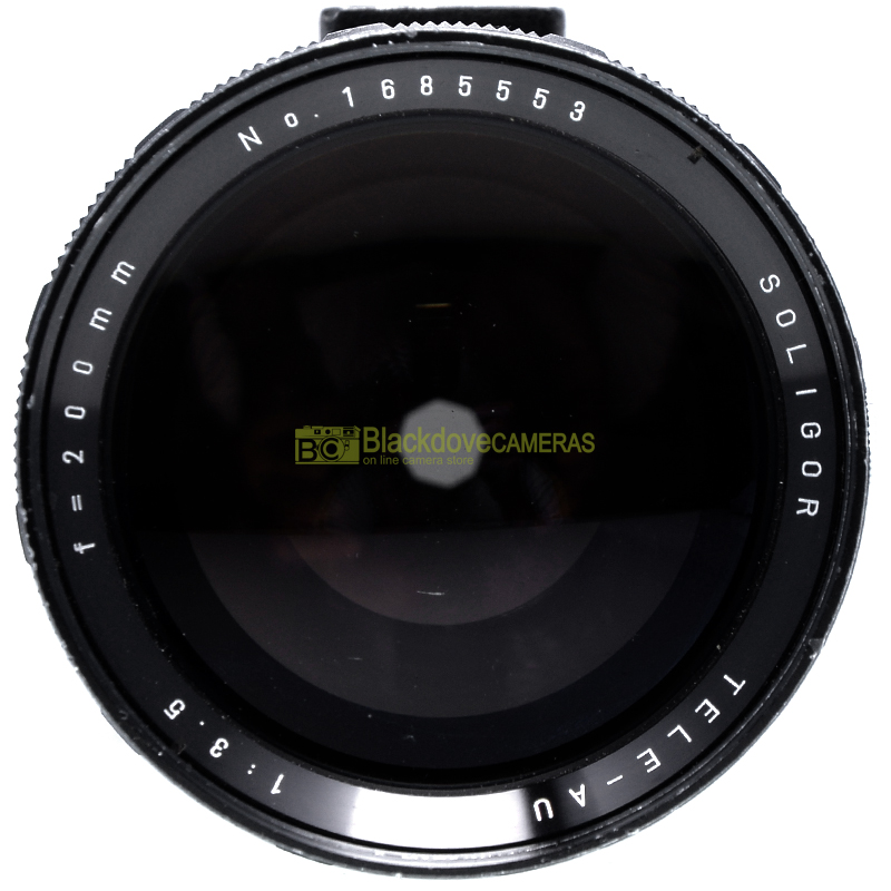Soligor 200mm. f3,5 Tele Obiettivo per fotocamere reflex Canon FD e FL 