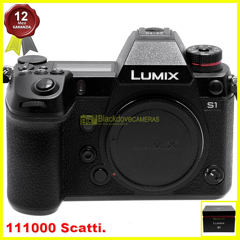Panasonic Lumix S1 body black Fotocamera digitale Mirrorless L Mount. 24,2 Mp.