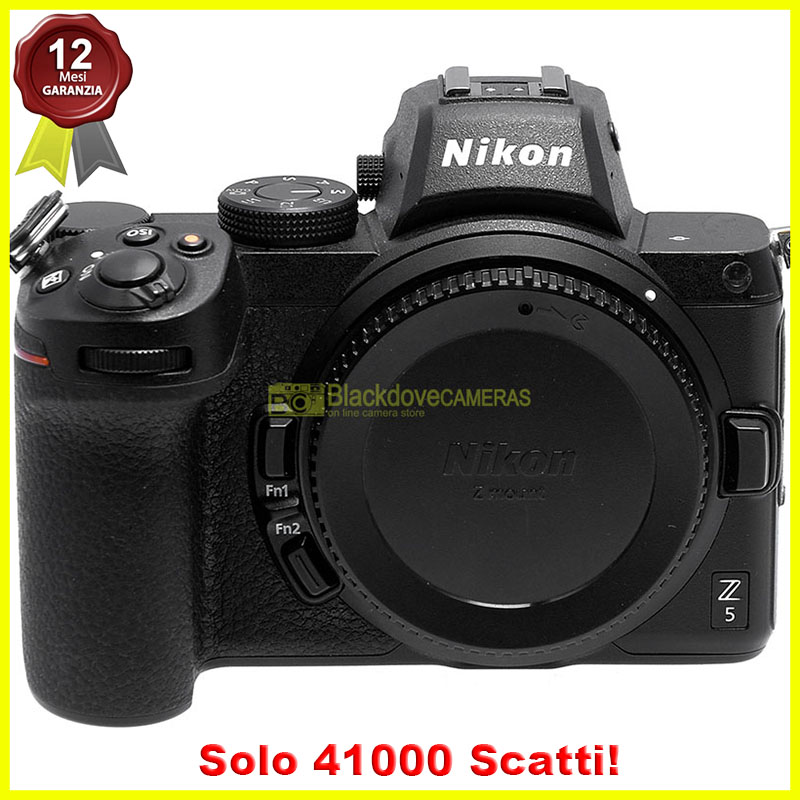 “Nikon Z5 body fotocamera mirrorless digitale usata 24,3Mp. Macchina fotografica.”