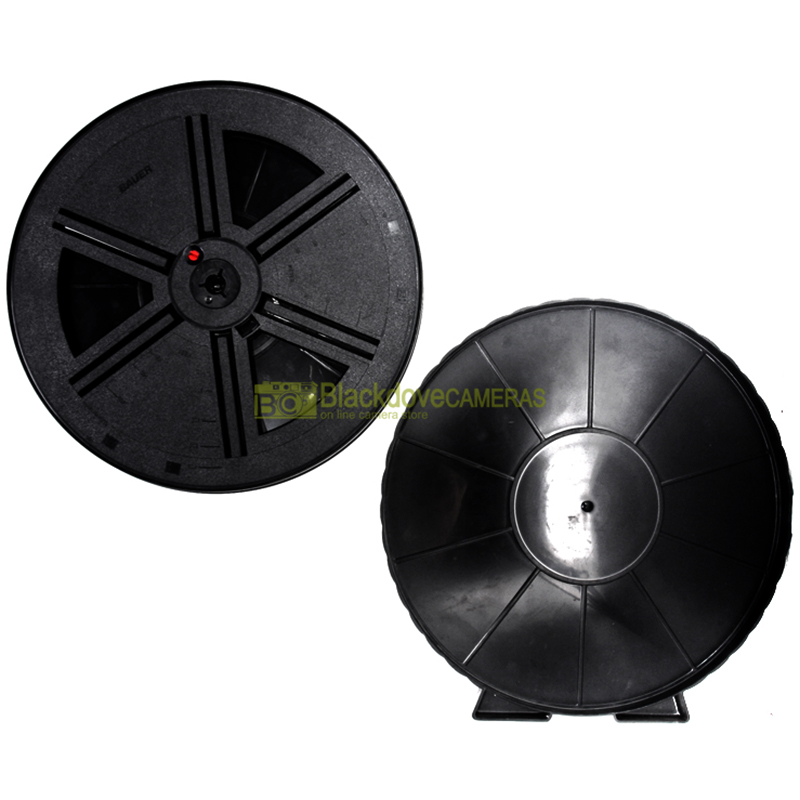 Mauer Movie Reel in plastica per avvolgimento pellicola Super 8, 8mm.
