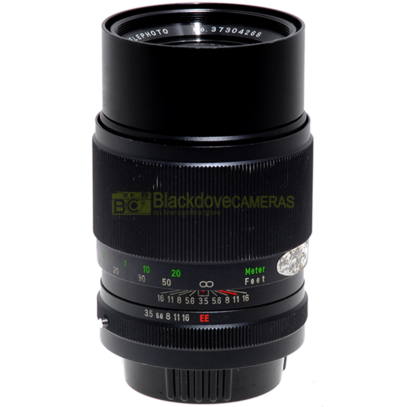 Tele obiettivo Vivitar 135mm. f3,5 per fotocamere reflex Konica AR. 135/3,5