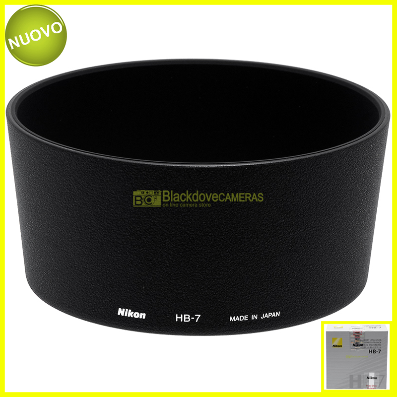 Nikon paraluce HB-7 per obiettivo AF Nikkor 80/200mm. f2,8. Parasole. Lens Hood.