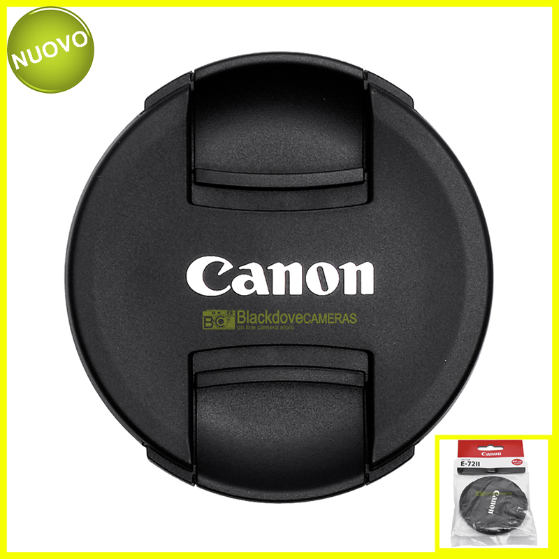 Tappo frontale per obiettivi Canon diametro 72mm. E-72 II Coperchio anteriore.