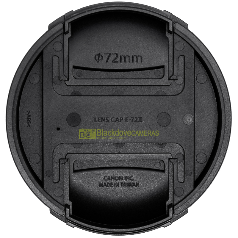 Tappo frontale per obiettivi Canon diametro 72mm. E-72 II Coperchio anteriore.