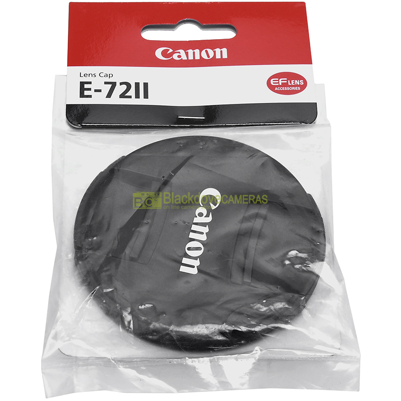 Tappo frontale per obiettivi Canon diametro 72mm. E-72 II Coperchio anteriore.