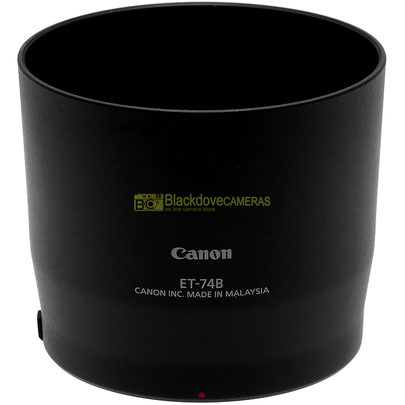 “Canon paraluce ET-74B originale per obiettivo EF 70/300mm. f4.5,6 IS II. ET74 B”