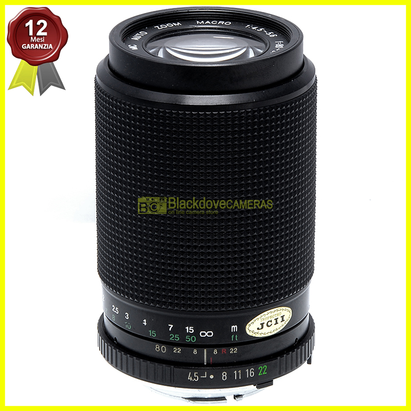 Kalimar 80/200mm. f4,5-5,6 Macro obiettivo zoom per fotocamere Minolta MC MD