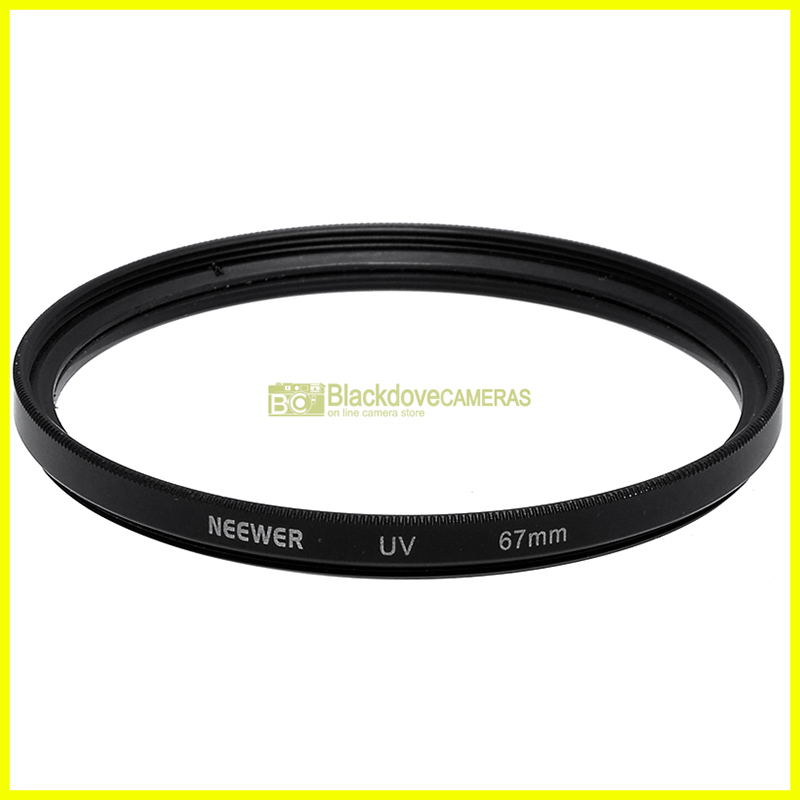 67mm Filtro UV neewer per obiettivi a vite con filetto M6. UltraViolet filter.