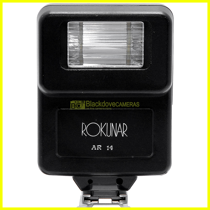 “Flash universale Rokunar AR-14 per fotocamere con contatto caldo o sincro”