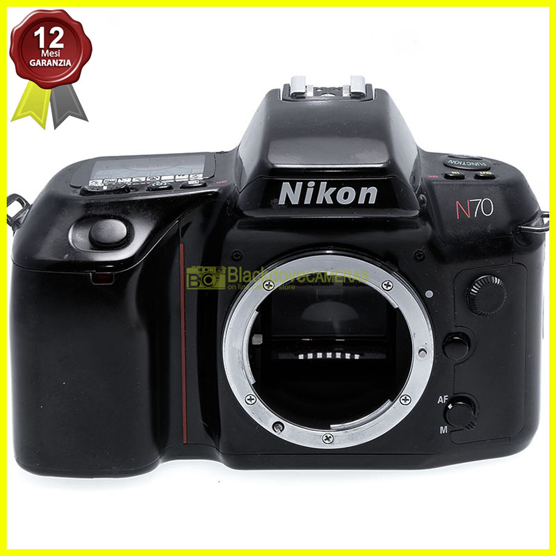 Nikon F70 body fotocamera reflex autofocus professionale analogica. Corpo F-70