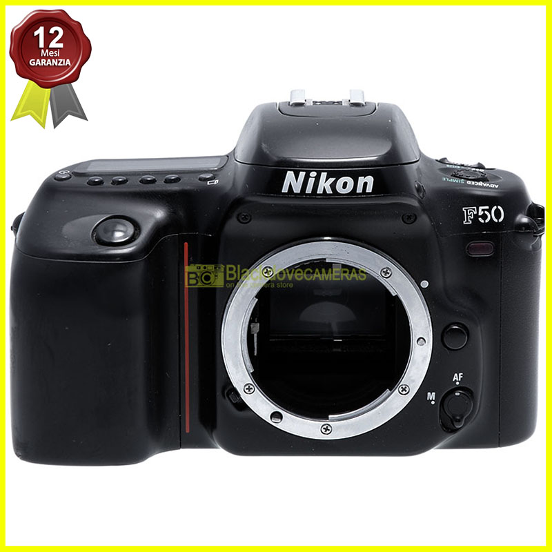Nikon F50 body fotocamera reflex autofocus professionale analogica. Corpo F-50.