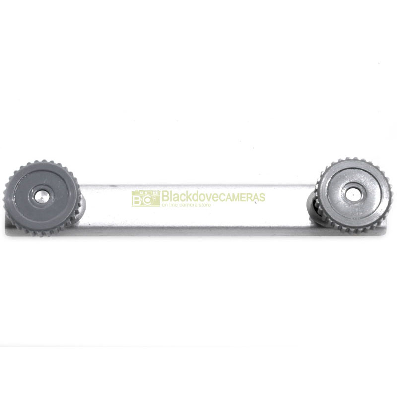 Staffa dritta per accessori e flash su fotocamere con doppia vite 1/4