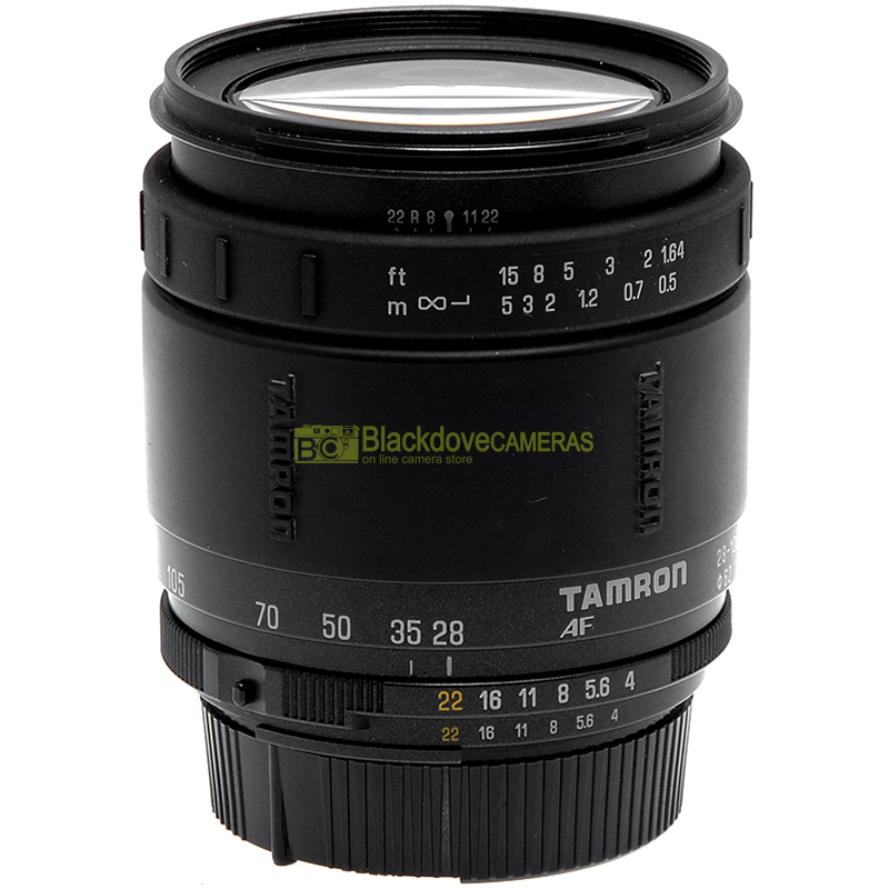 Tamron AF 28/105mm. f4-5,6 IF. Obiettivo Zoom per fotocamere Nikon autofocus.