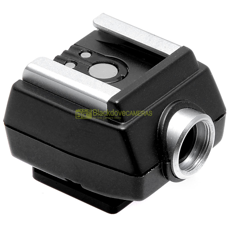 Minolta Off Camera Shoe slitta flash con presa per fotocamere Dynax/Maxxum.