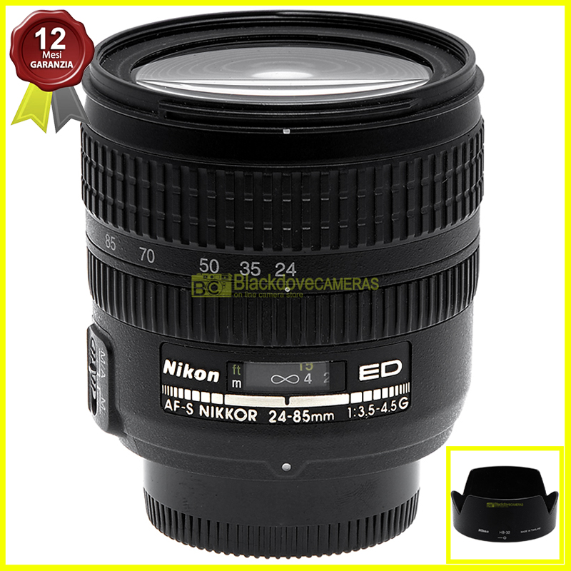 Nikon AF-S Nikkor 24/85mm f3,5-4,5 G ED obiettivo Full Frame per reflex