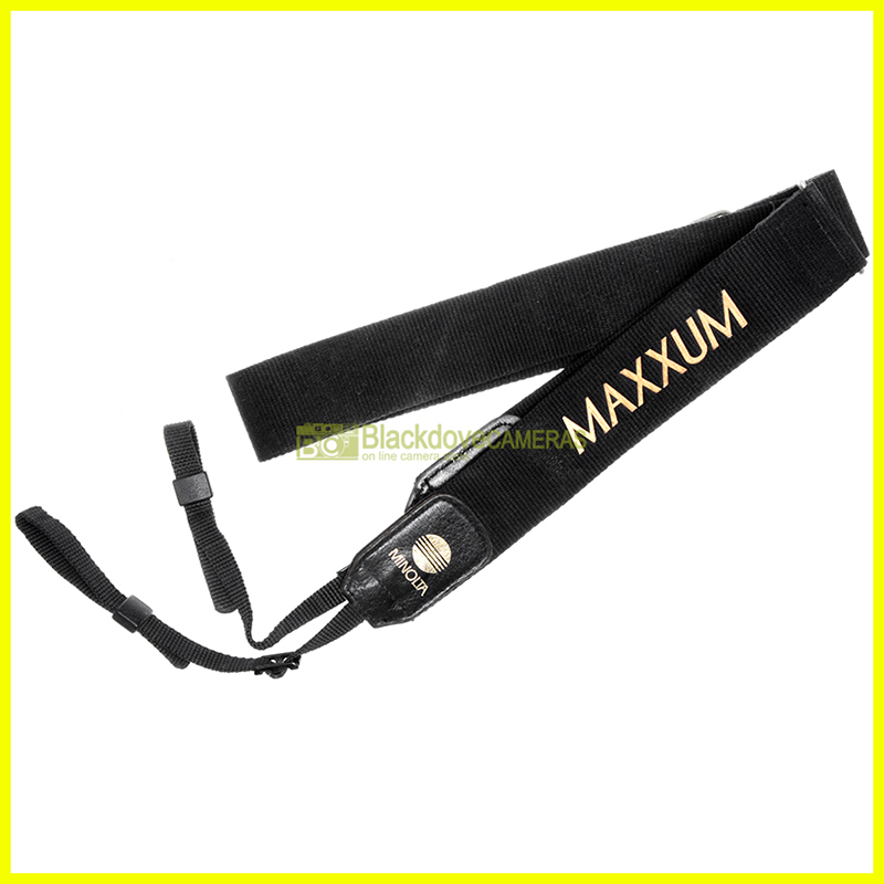 Minolta AF tracolla larga originale per reflex Maxxum. Genuine strap.