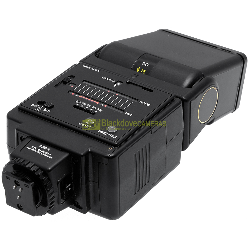 Sunpak Auto 433 D Thrystor TTL per fotocamere Minolta AF prima serie e serie X*.