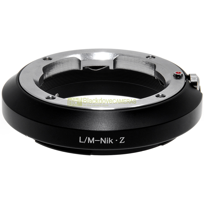 Adapter per obiettivi Leica M su fotocamera Nikon Z mirrorless. Adattatore.
