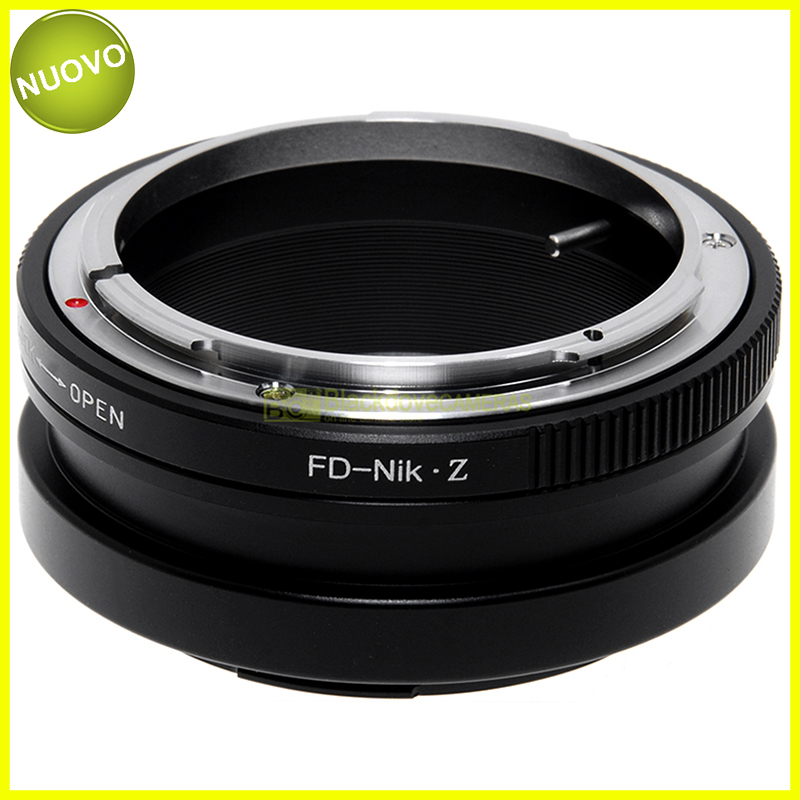 Adaptateur pour objectifs Canon FD et FL sur appareil photo sans miroir Nikon Z. Adaptateur