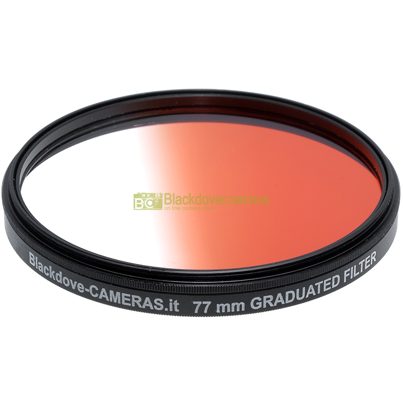77mm. filtro digradante Arancione Blackdove-cameras Graduated orange filter. M77