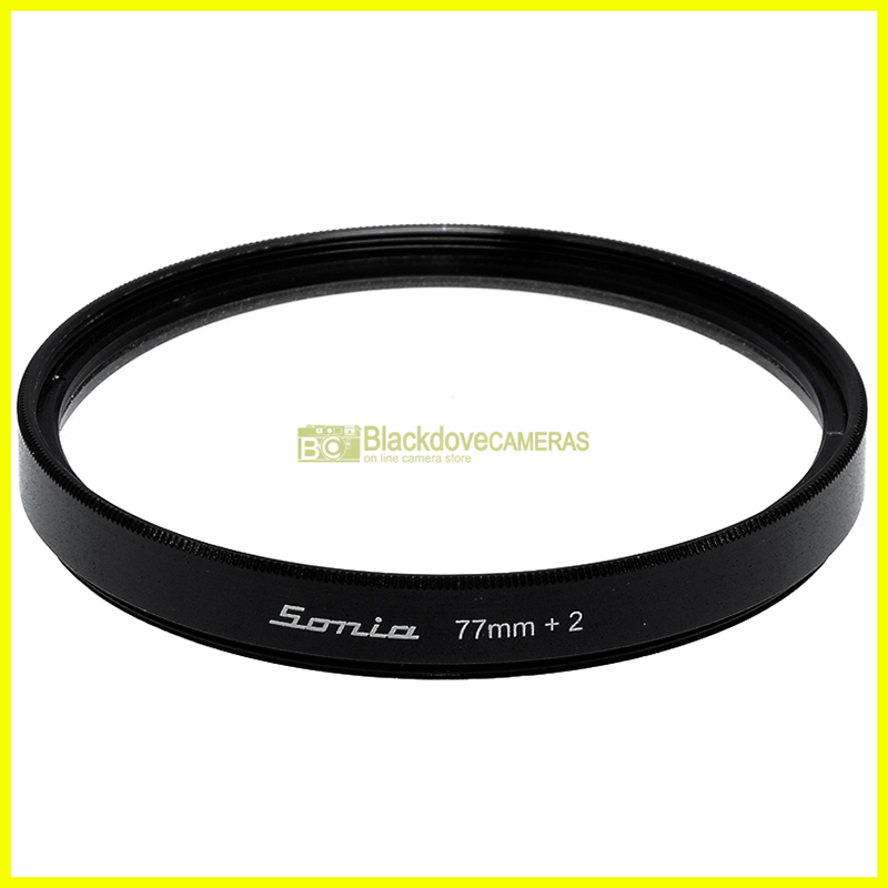 77mm. aggiuntivo macro +2 diottrie per obiettivi a vite M77 Closeup lens.
