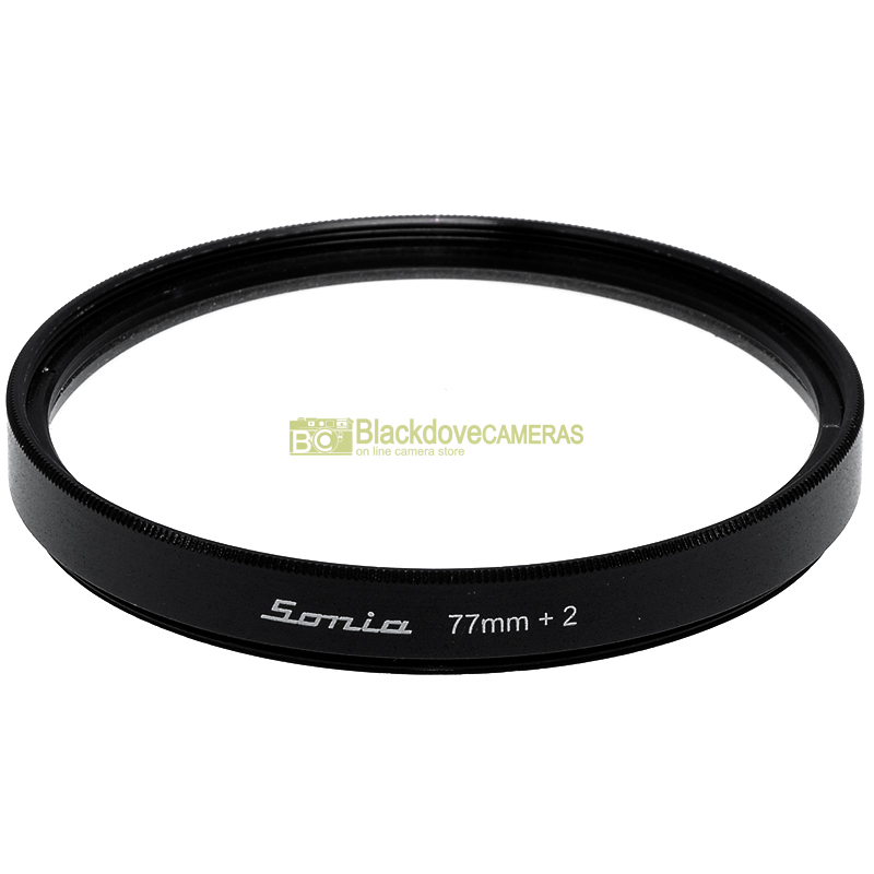 77mm. aggiuntivo macro +2 diottrie per obiettivi a vite M77 Closeup lens.