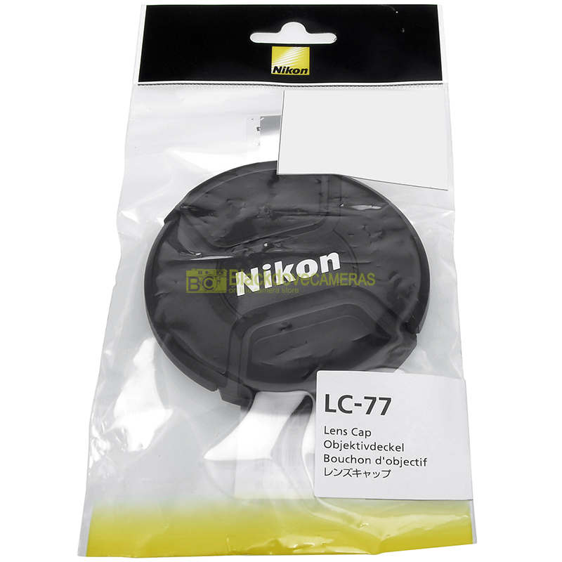 Nikon LC-77 tappo copriobiettivo anteriore 77mm ORIGINALE. LC77 front lens cover