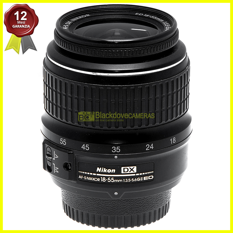 Nikon AF-S Nikkor 18/55mm f3,5-5,6 G II ED obiettivo zoom per reflex digitali