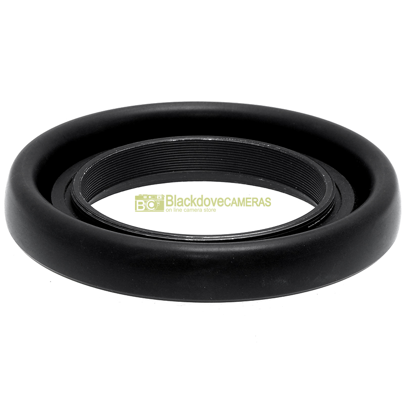 Paraluce ripiegabile in gomma universale per obiettivi a vite 49mm M49.