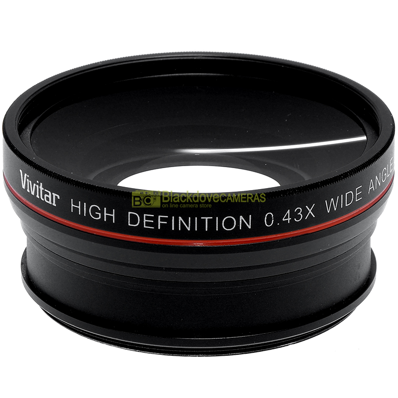 Aggiuntivo grandangolare 0.43x Vivitar HD wide conversion lens vite 58mm