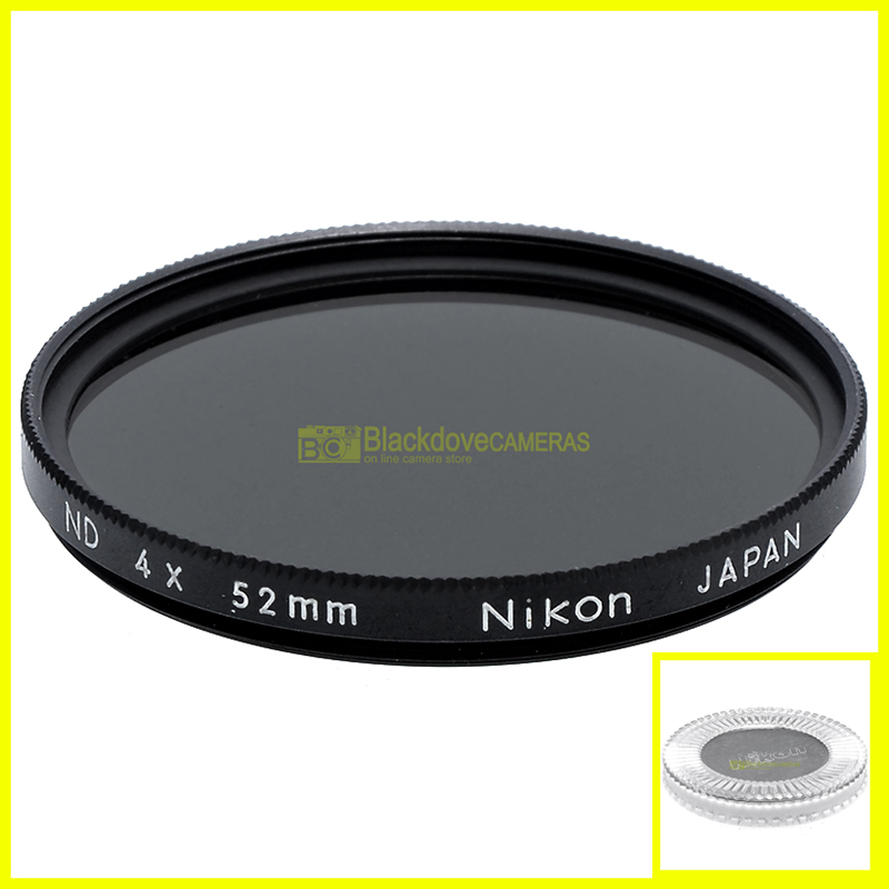 52mm Filtro Neutral Density ND 4x Nikon a vite M52. ND lens filter