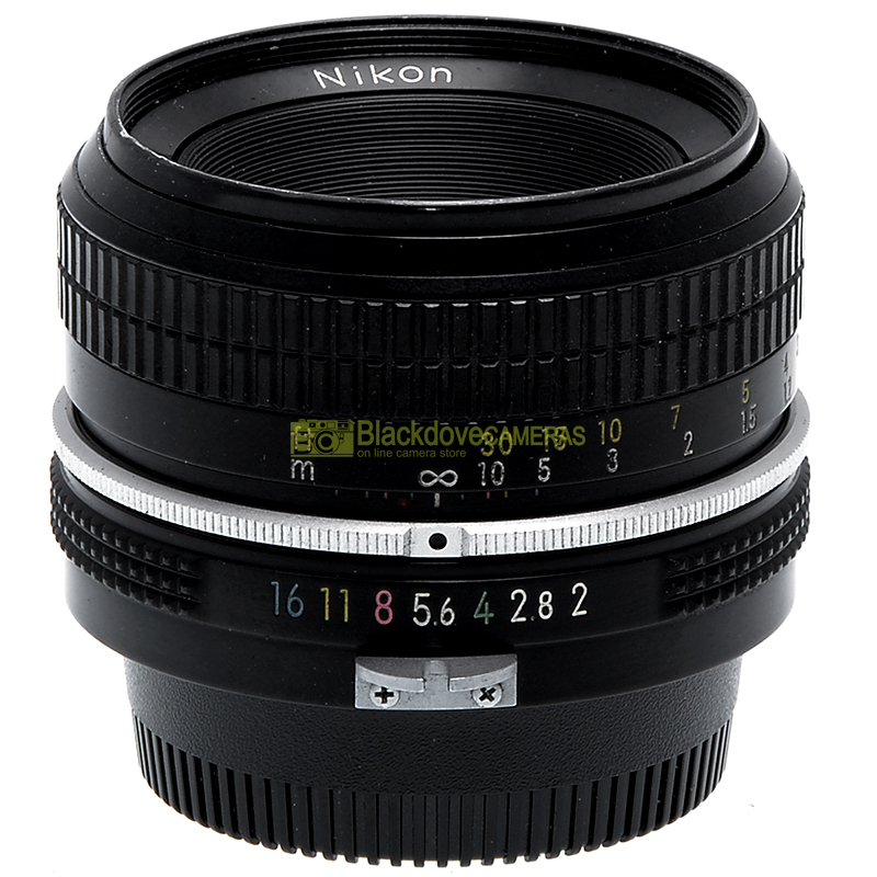 Nikon Nikkor 50mm f2 obiettivo per fotocamere reflex con baionetta F pre AI
