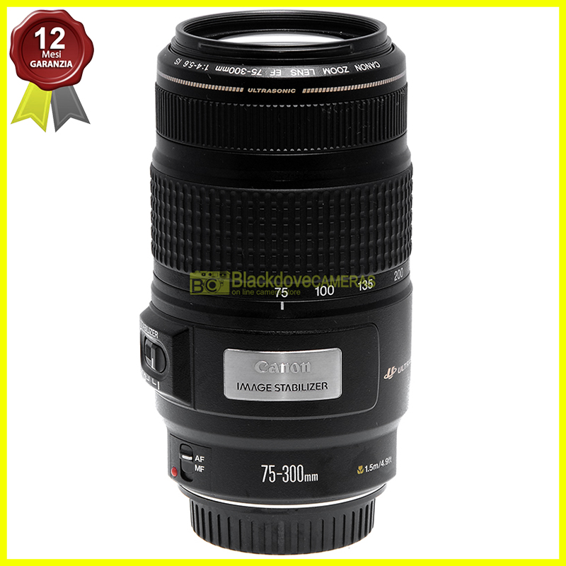 Canon EF 70/300mm f4-5,6 IS USM Obiettivo zoom Full Frame per fotocamere EOS.