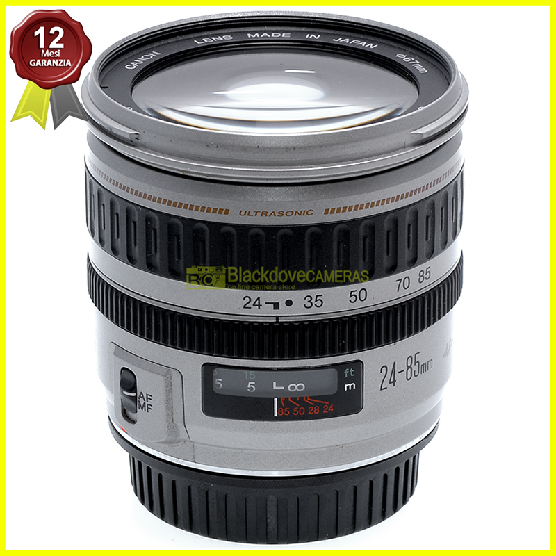 Canon EF 24/85mm f3,5-4,5 USM Silver. Obiettivo Full Frame per fotocamere EOS.