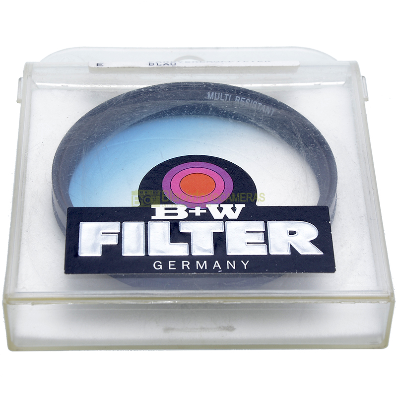 “72mm. Filtro digradante blu 72E B+W by Schneider. M72 graduated filter *NUOVO*.”