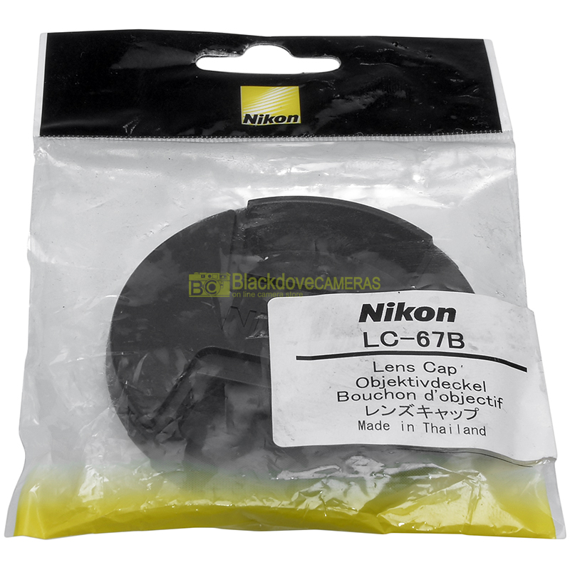 Nikon LC-67b tappo copri-obiettivo anteriore 67mm. ORIGINALE LC67 lens cover