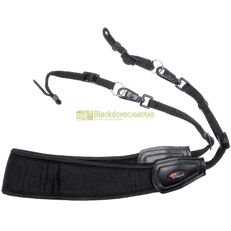 Tracolla universale in neoprene Lowepro per fotocamere. Camera strap.