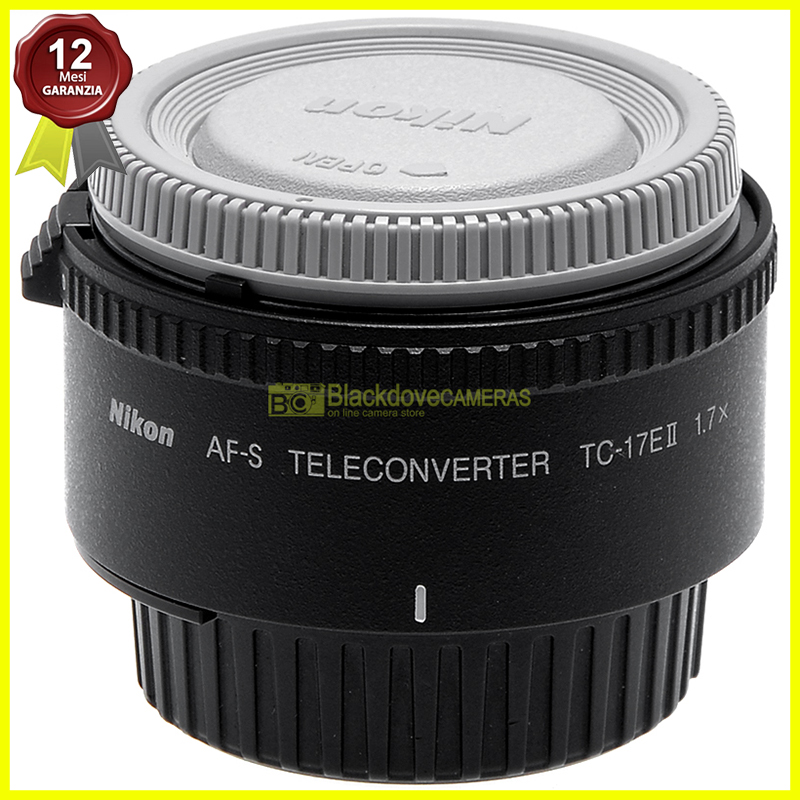 Nikon TC-17 E II AF-S Tele Converter 1,7x. Moltiplicatore per tele obiettivi.