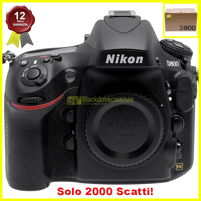 “Nikon D8000 body fotocamera reflex digitale usata. Macchina fotografica.”
