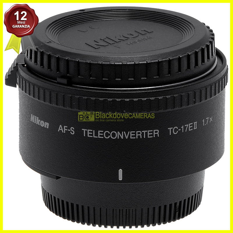 Nikon TC-17 E II AF-S Tele Converter 1,7x. Moltiplicatore per tele obiettivi.