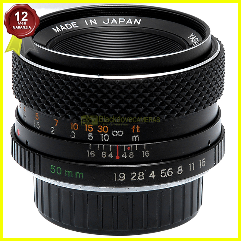 Obiettivo Yashica DSB 50mm f1,9 per fotocamere reflex analogiche Contax/Yashica