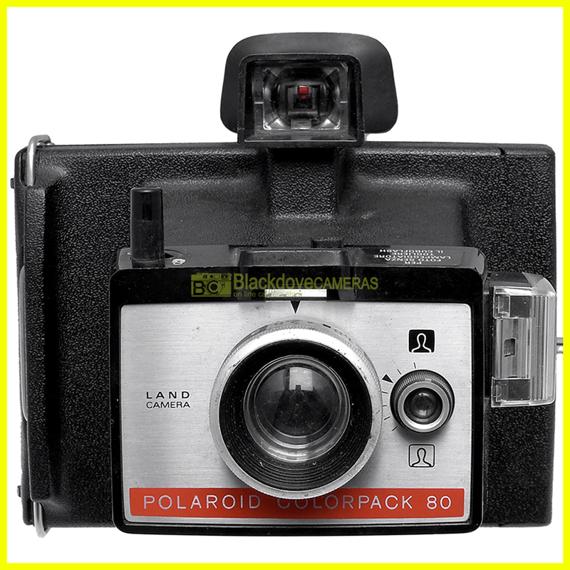 Polaroid Land Camera Colorpack 80 a sviluppo istantaneo. Usa pellicole Type 100.