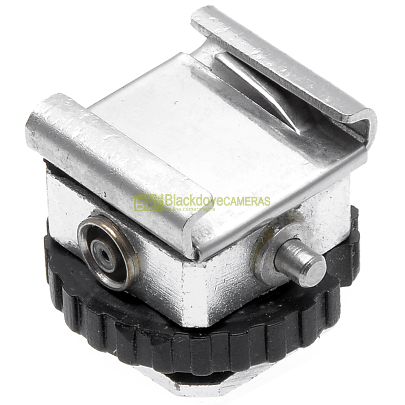 Adattatore slitta flash input contatto caldo output presa PC sincro 